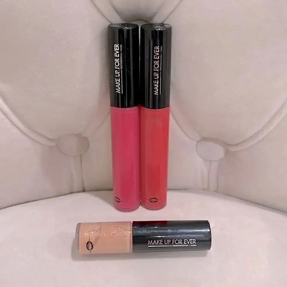 Makeup Forever Plexiglass Lipgloss Bundle, New